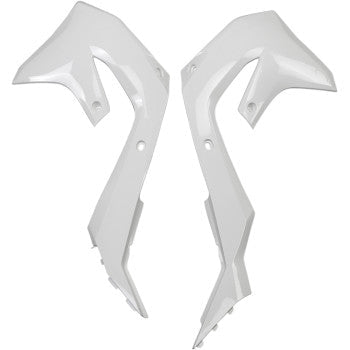 UFO Radiator Covers - White KX 250 F /KX 450 F 2019-2023 KA04751047