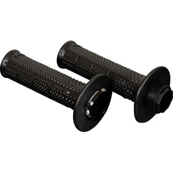 RENTHAL MX R-Works Lock-On Grips - Ultra Tacky - Taper Half Waffle G239