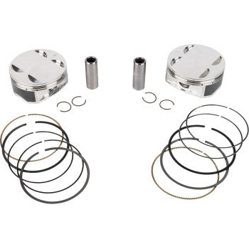 JE PISTONS Piston Kit - 4.075" Bore - 4.500" Stroke - 11.5:1 CR - 114" M8 398733