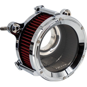 TRASK 68 mm Assault Charge Air Cleaner - Chrome - Gen 2 M8 TM-1025CH