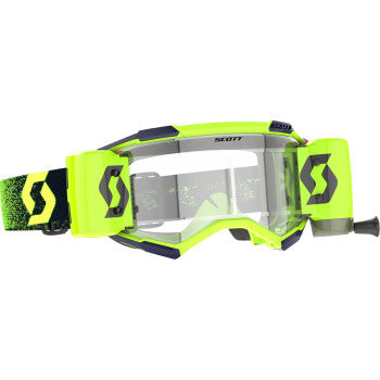 SCOTT Fury WFS Goggle - Roll-Off - Neon Green/Neon Yellow - Clear Works Lens 278596-5727113