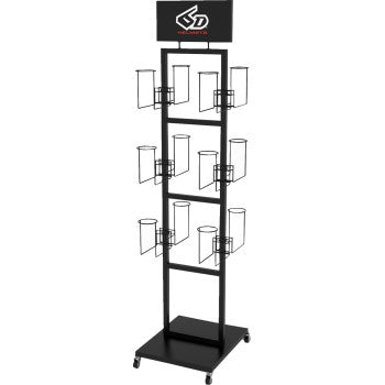 6D HELMETS FLOOR DISPLAY HELMET RACK 6D BOX 1 OF 2 90-4027