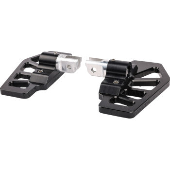 THRASHIN SUPPLY CO. Apex Mini Floorboards - Front - Black TSC-2217-1-SF