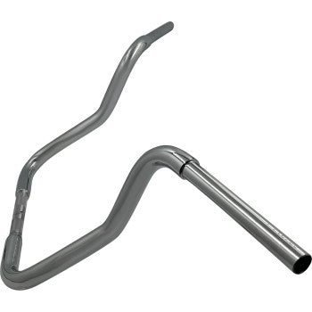 FAT BAGGERS INC. 1-1/4" EZ Install Round Top Handlebar - Reduced Reach - 13" - Chrome 903013