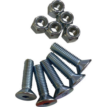 DRAG SPECIALTIES Hardware Kit - Brake Rotor - Socket-Head - with Nut - 3/8"-16 2401-1598