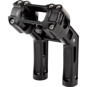 ARLEN NESS Method Wayback Risers - 7" - Softail - Black 0602-1655