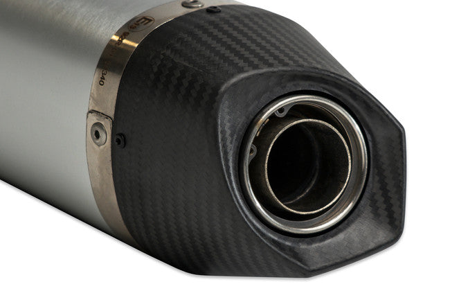 72623AK Arrow Husqvarna 701 Enduro Supermoto 17-24 Homologated Aluminium Race Tech Silencer With Carbon End Cap For Arrow Link Pipe 72623ak