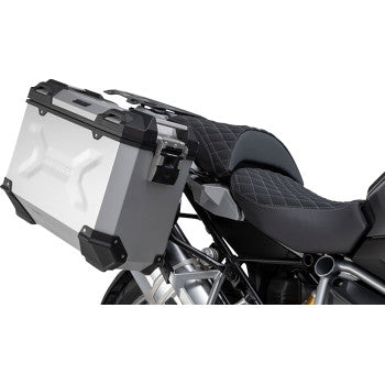 SW-MOTECH TRAX ADV Aluminum Case System - Silver - BMW R 1200/1250 GS '12-'24 KFT.07.664.70001/S