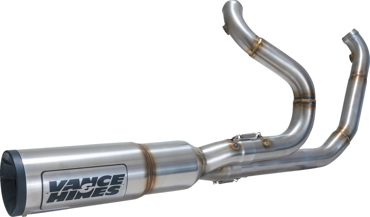 VANCE & HINES Hi-Output RR Exhaust System - Brushed Glide FLTRXST 2017-2024 27321