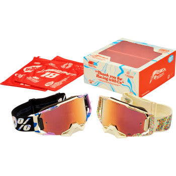 100% Armega Goggles Pack - Donut - 2 Pack 50057-00001