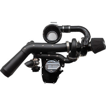TRASK Tornado Turbo Kit - Stage 2 - Black with Black Aluminum - Gen 2 M8 TM-7620-BK