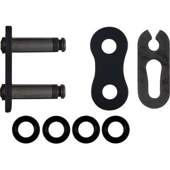 RK 525 Max-O - Connecting Link - Clip - Black 525MAXO-CL-B