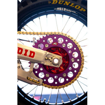 RENTHAL Rear Sprocket - Aluminum - 49 Tooth - Purple - Kawasaki/Suzuki 112U-520-49GEPE