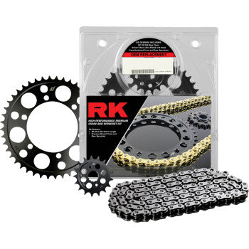RK Chain and Sprocket Kit - Black/Natural - Triumph Speed 400 7104-110EX