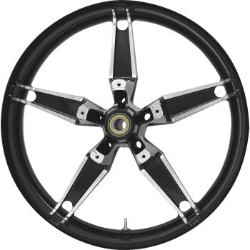 COASTAL MOTO Wheel - Daytona - Front - Dual Disc/with ABS - Black Cut - 21x3.5 3D-DAY213BC-ABST