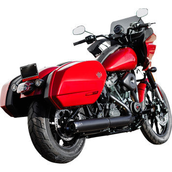 S&S CYCLE Grand National Slip-On Muffler - 50 State - 4" Black - M8 Softail 2025 550-1159