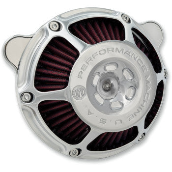 PERFORMANCE MACHINE (PM) Max HP Air Cleaner Kit - Chrome 0206-2164-CH