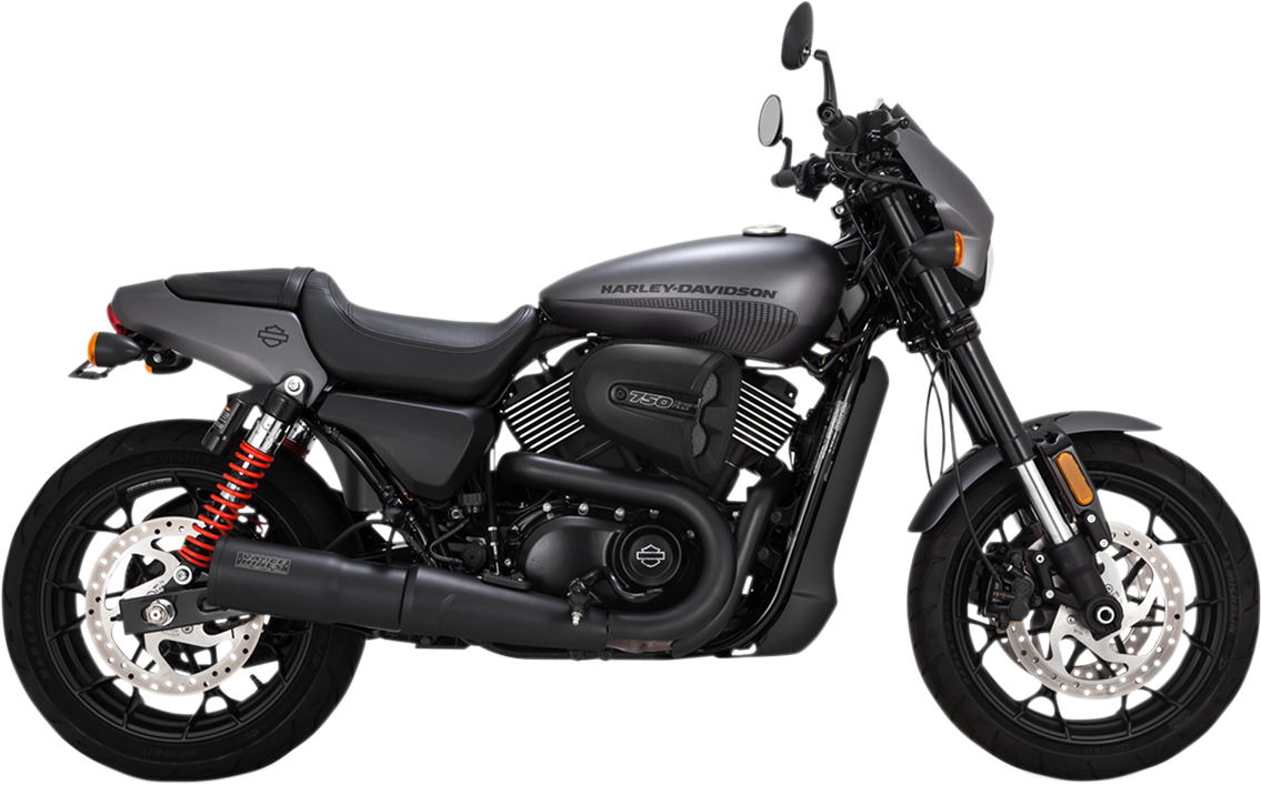 VANCE & HINES Black High Output Muffler Street 500/750 XG/A 47943