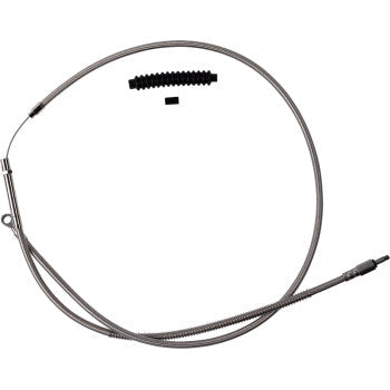 BARNETT High-Efficiency Stainless Steel Clutch Cable for Harley-Davidson - +6" 102-30-10067-6