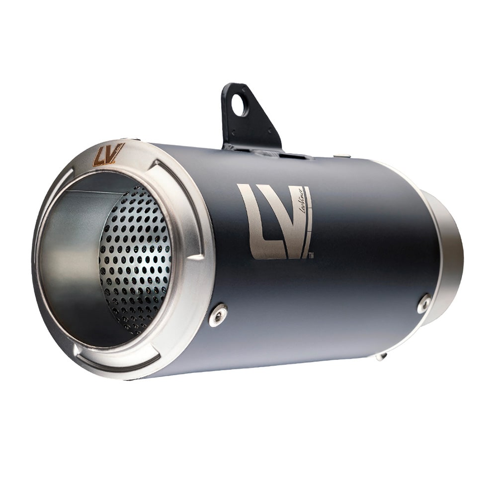 LEOVINCE LV Corsa Slip-On Muffler - Black Ninja ZX-10R/RR 2016-2025 15406B 1811-4491