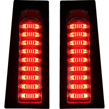 CUSTOM DYNAMICS ProBEAM® Fillerz® Dual Color Lights - Smoke - Gloss Black Glide PB-ECE-FILL-SB