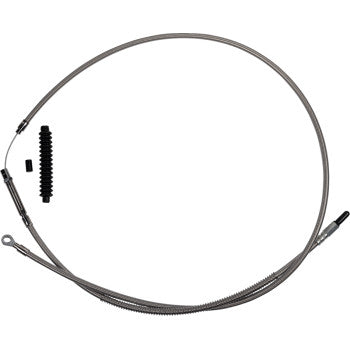 BARNETT High-Efficiency Stainless Steel Clutch Cable for Harley-Davidson - +10" 102-30-10068-10