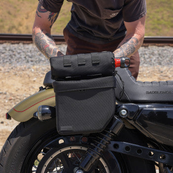 THRASHIN SUPPLY CO. Mini Essential Saddlebags - 8 Liter TSB-0019