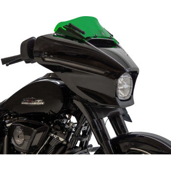 KLOCK WERKS Kolor Flare™ Windshield - 6-1/2" - Green - FLHX KWW-01-0744