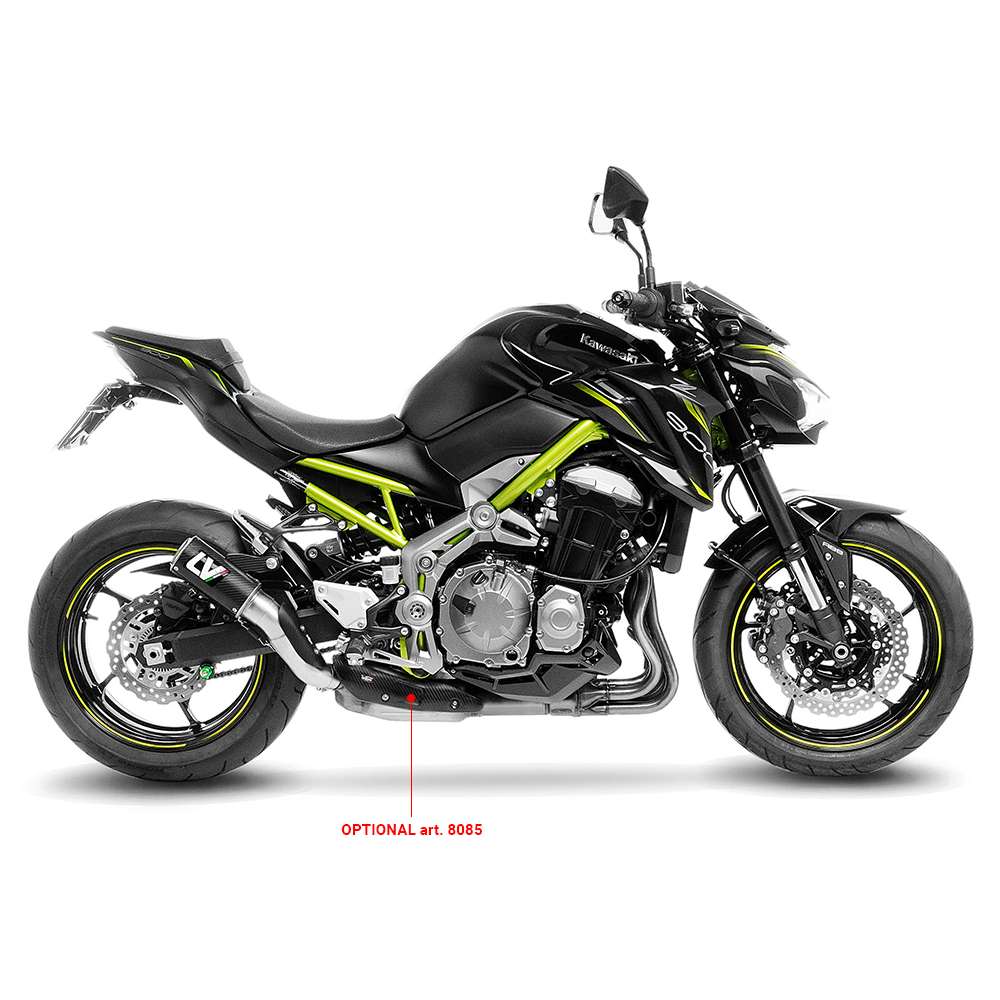 LEOVINCE LV Corsa Muffler - Carbon Fiber Z 900 2017-2025 15402CU 1811-4310