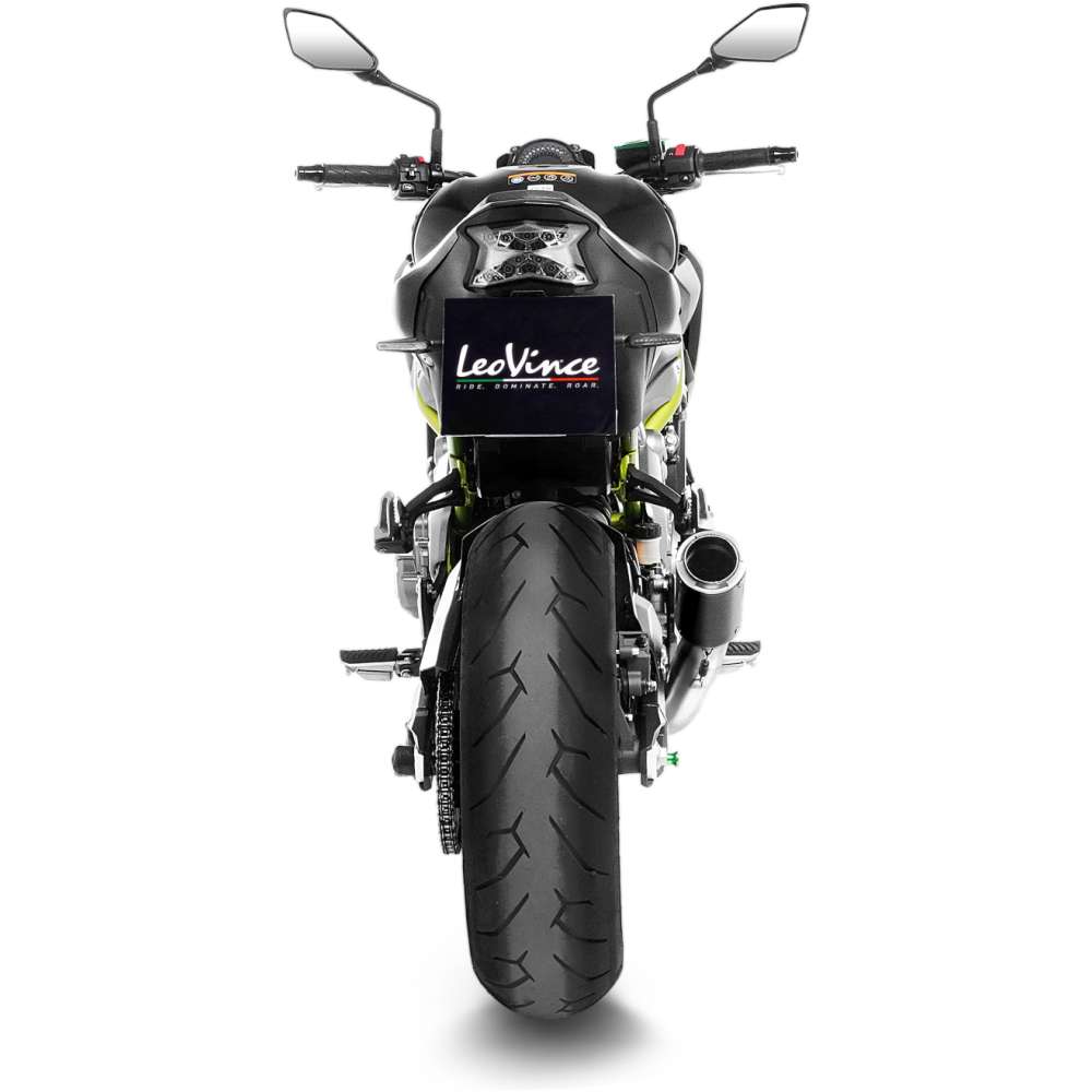 LEOVINCE LV Corsa Muffler - Carbon Fiber Z 900 2017-2025 15402CU 1811-4310