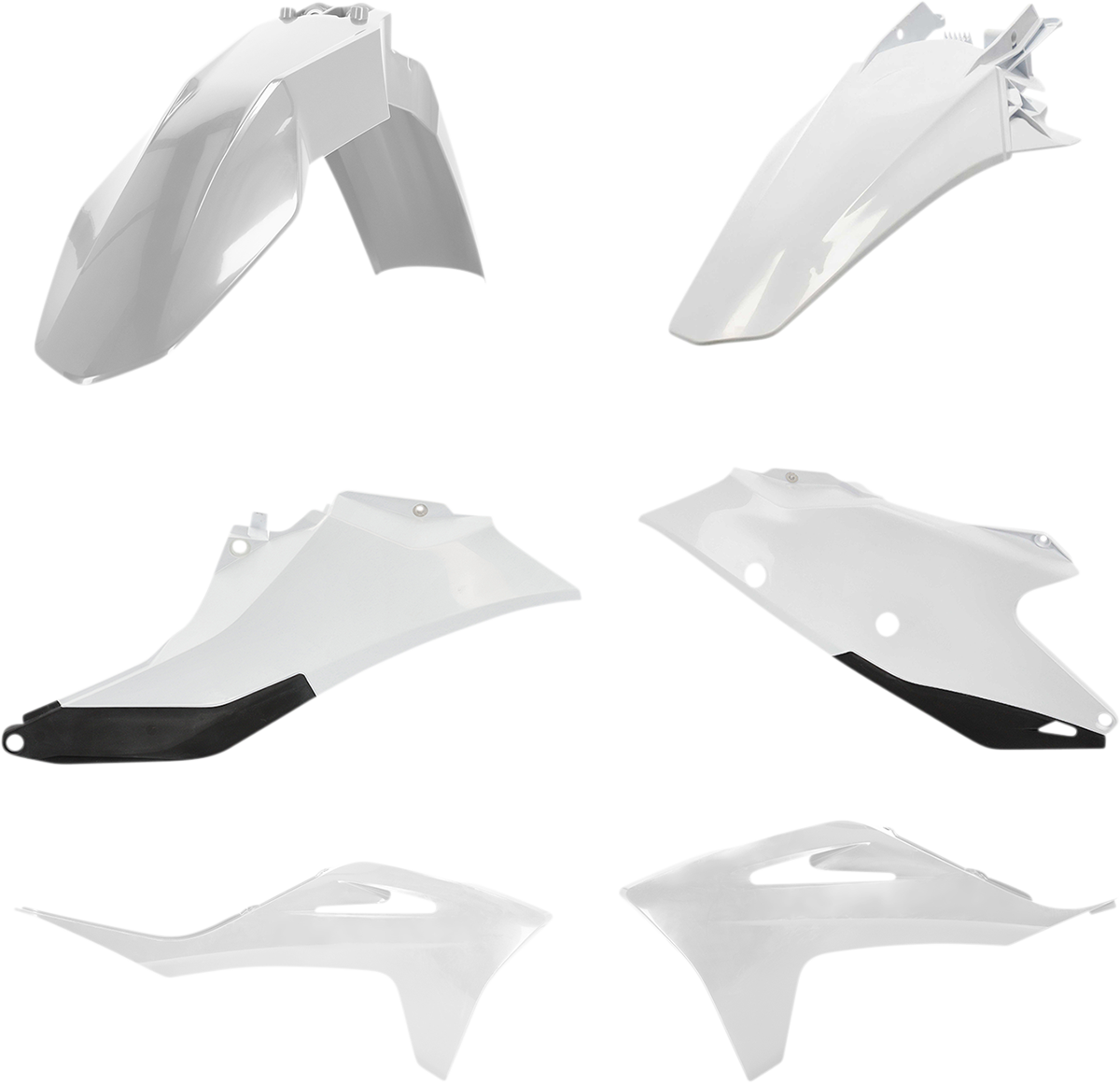 ACERBIS Standard Replacement Body Kit - White/Black Gas Gas EC 250/300/350 F 2021-2023 2872801035