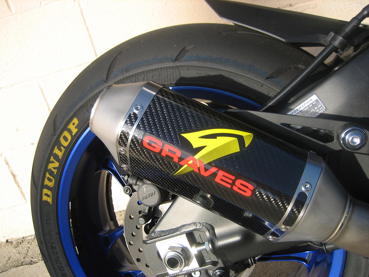 Graves Motorsports Cat Back Slip-On Exhaust R1 / R1m / R1s 2015-2026 /Fz-10 2017-2018 / Mt-10 2018-2021 Exy-15r1-Cbtc