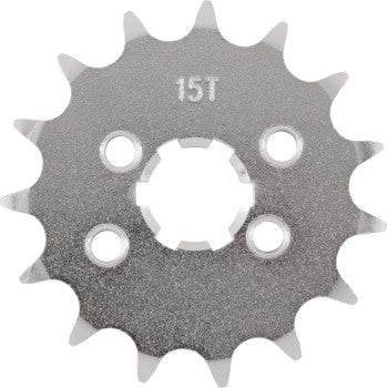 MOOSE RACING Front Sprocket - 15 Tooth - Suzuki/Yamaha 26-4144-15CRMO