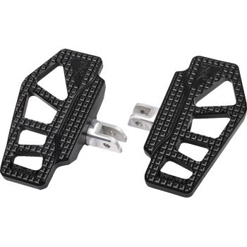 THRASHIN SUPPLY CO. Apex Mini Floorboards - Front - Black TSC-2217-1-SF