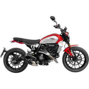 LEOVINCE LV-10 Slip-On Muffler - Black - Stainless Steel Scrambler 2023-2024 15266B