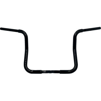 FAT BAGGERS INC. 1-1/4" EZ Install Round Top Handlebar - Reduced Reach - 13" - Black 943013-B