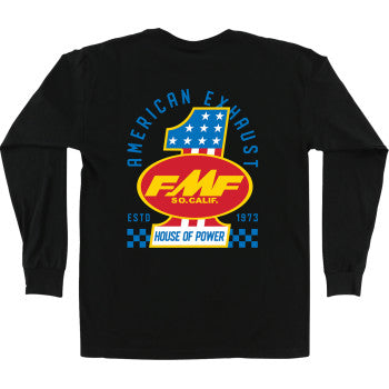 FMF America First Long-Sleeve T-Shirt - Black - Small HO25119901BLKSM
