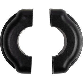 LA CHOPPERS Handlebar - Twin Round - 1-1/4" x 10" - Black Glide 2023-2024 LA-7348-10B