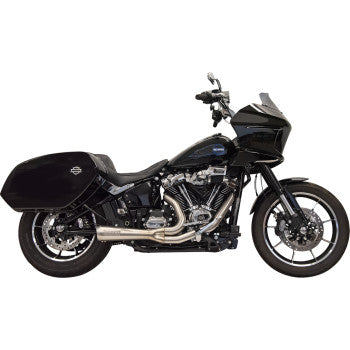 BASSANI XHAUST 2-into-1 Ripper Exhaust System with Megaphone Muffler - Short - Chrome - M8 Softail 2025 1800-2742 1S79