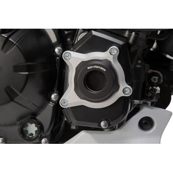SW-MOTECH Engine Case Protector - Black/Silver - Kawasaki - Z900 MSS.08.868.10000