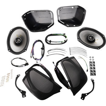 KICKER Cut-In Lid Kit with 6" x 9" Speakers 52HDBX1469