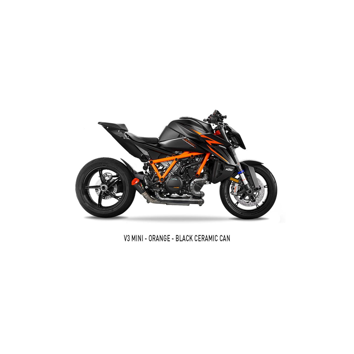 Austin Racing Black 2023 - 2024 KTM SUPERDUKE 1390 R/RR/EVO RS2 FULL RACE EXHAUST SYSTEM Dual pipes AR46