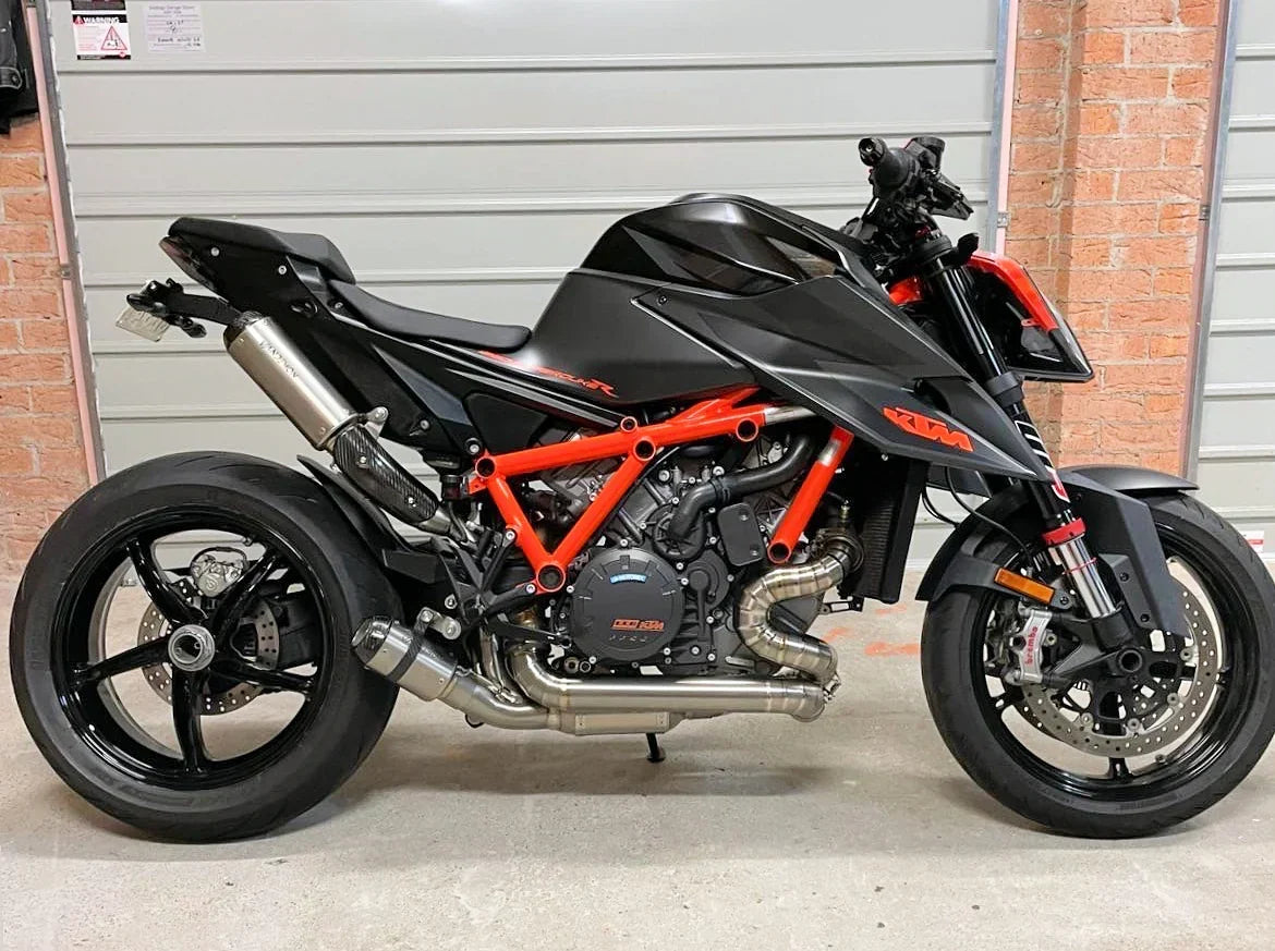 Vandemon KTM Superduke 1290/1390R/RR Twin Shot Titanium Exhaust System KTM129SDTIEXHPB VA-63