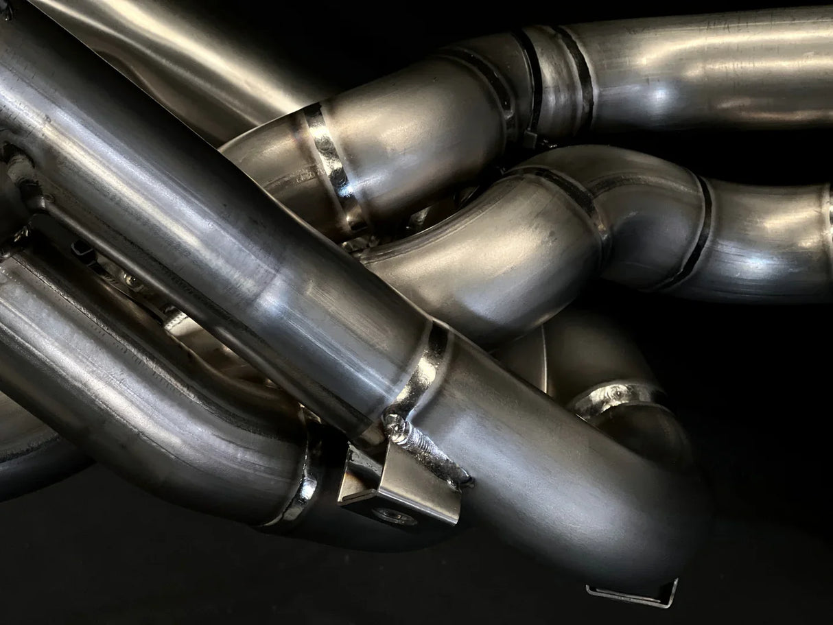 Vandemon Ducati V4 Panigale & Streetfighter Full Titanium Exhaust system 2020-2022 DUCV4TIEXHSYSNB VA-45