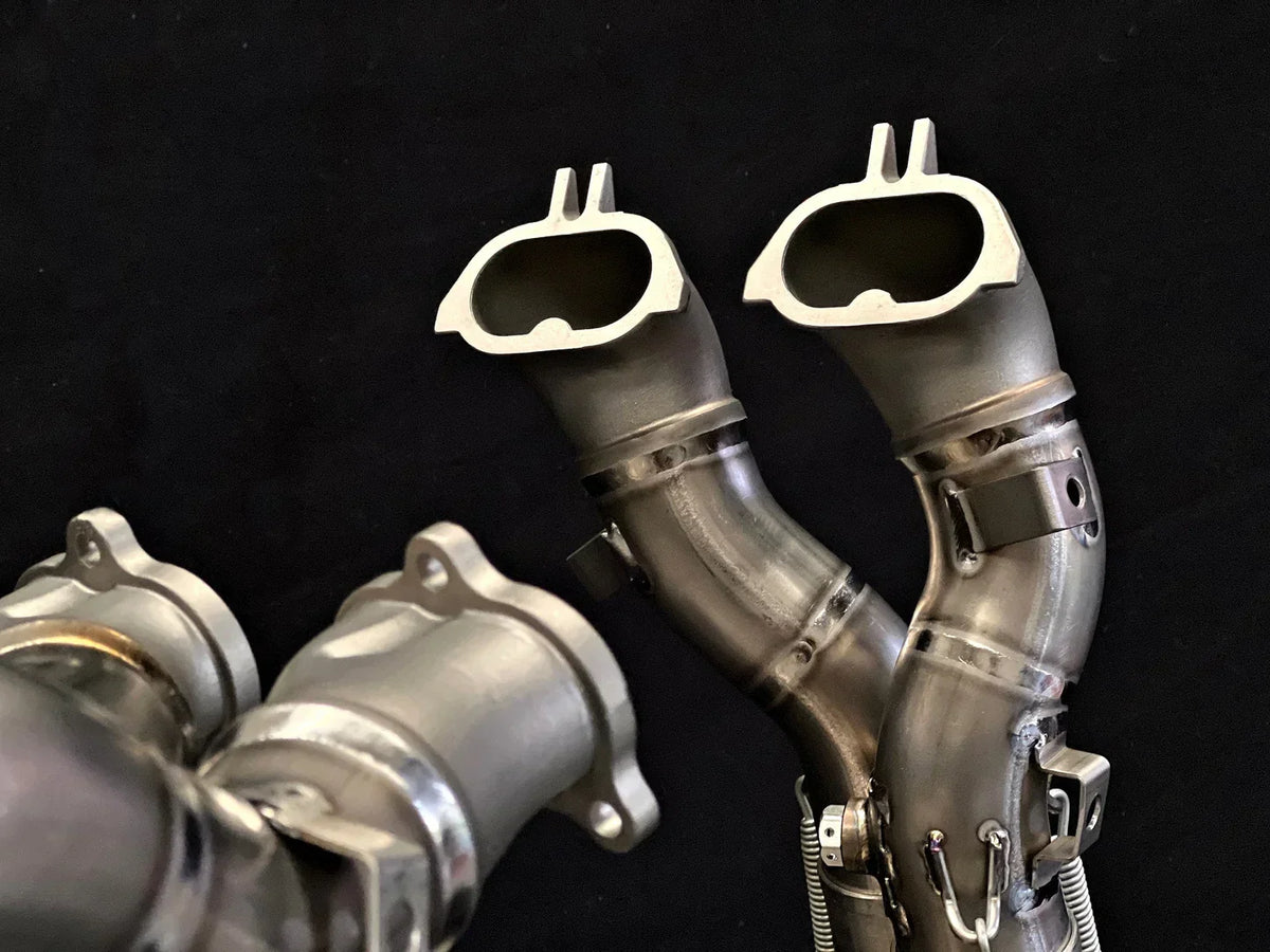 Vandemon Ducati V4 / V4R Panigale & Streetfighter Full Titanium Exhaust system 2023-2024 SKU: DUCV4TIEXHSYSNC VA-44