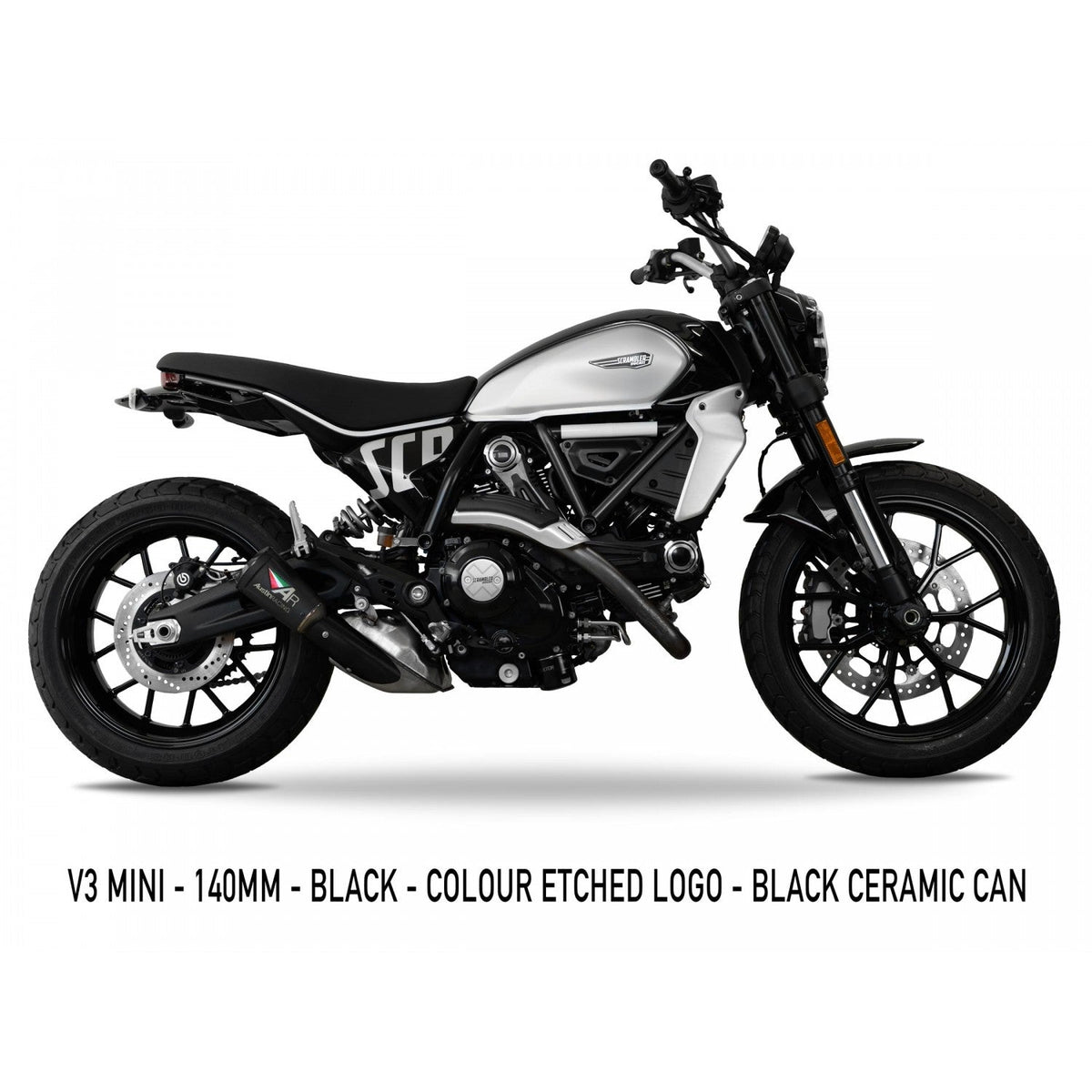 Austin Racing 2023 - 2025 DUCATI SCRAMBLER 803 slip-on race exhaust system AUR6