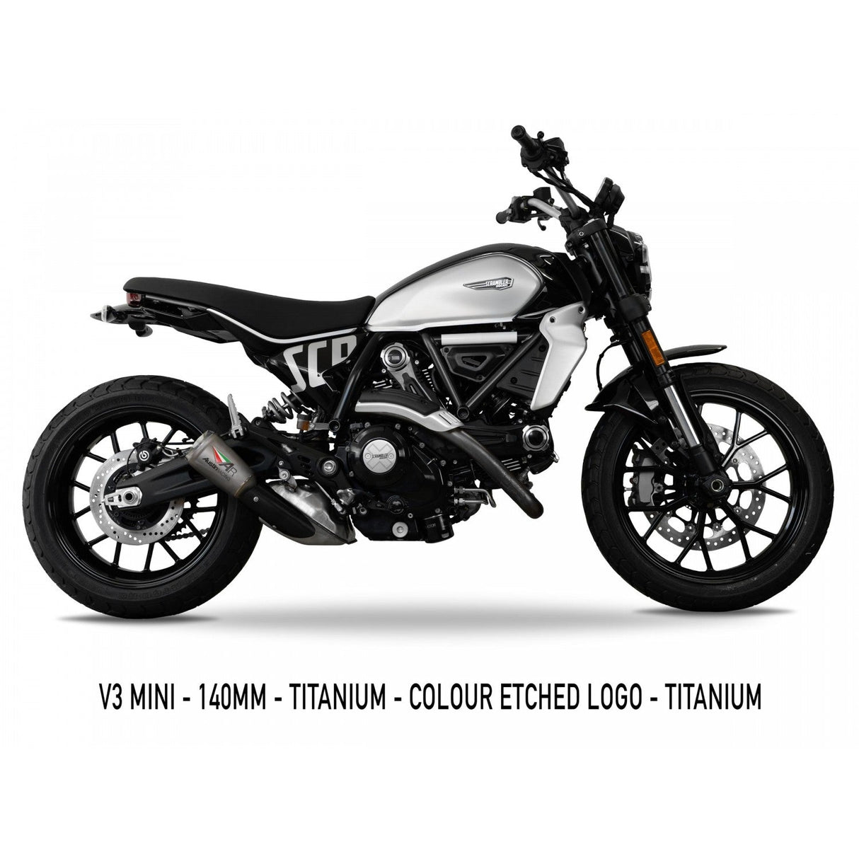 Austin Racing 2023 - 2025 DUCATI SCRAMBLER 803 slip-on race exhaust system AUR6