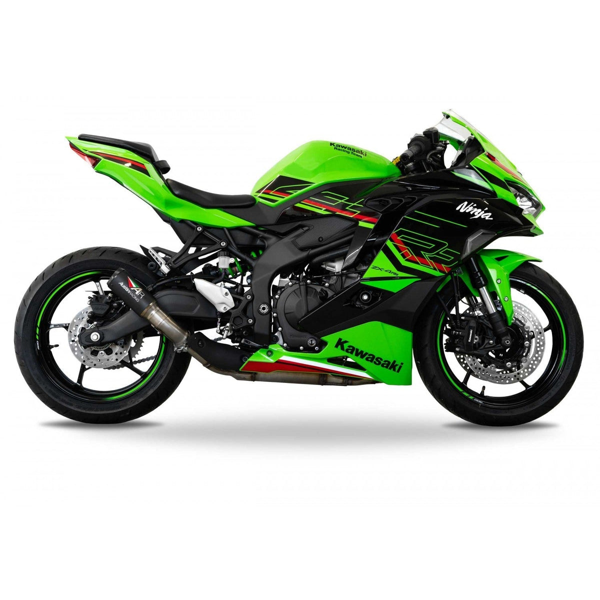 Austin Racing SLIP-ON COMPLIANT & RACE TITANIUM exhaust for 2023- 2025 KAWASAKI ZX4R/RR