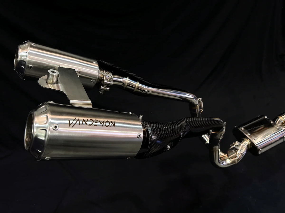 Vandemon CFMOTO 450SR Stainless Steel High Mount Exhaust System 2023-24 VA-180 CFMOTO450SRSSHMEXHA