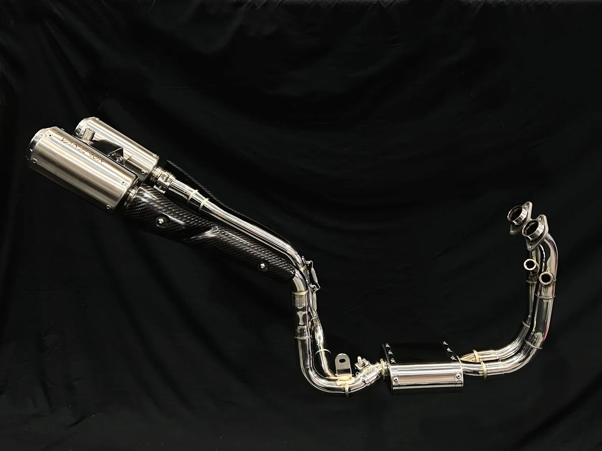 Vandemon CFMOTO 450SR Stainless Steel High Mount Exhaust System 2023-24 VA-180 CFMOTO450SRSSHMEXHA